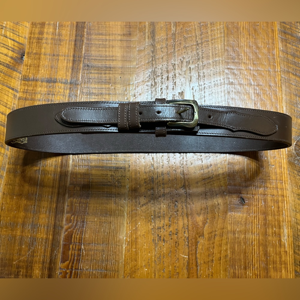 Men’s Nocona Leather Belt, Size 38